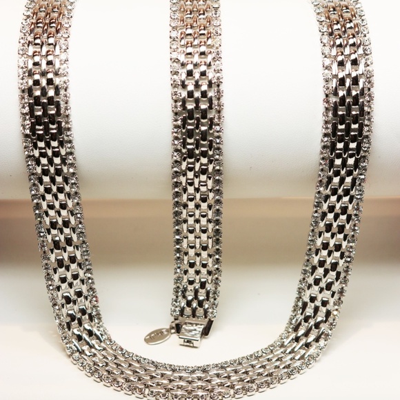 VINTAGE 'Cafe Society' Parure by Kenneth Jay Lane - Picture 5 of 8